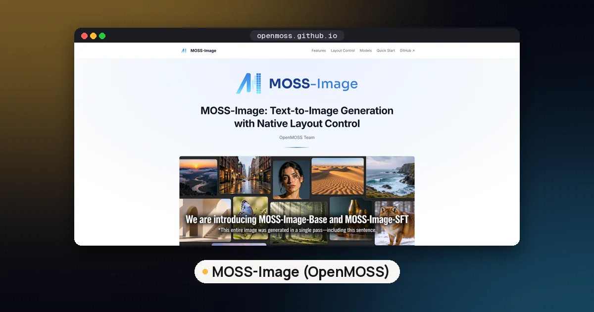 Screenshots of MOSS-Image (OpenMOSS)
