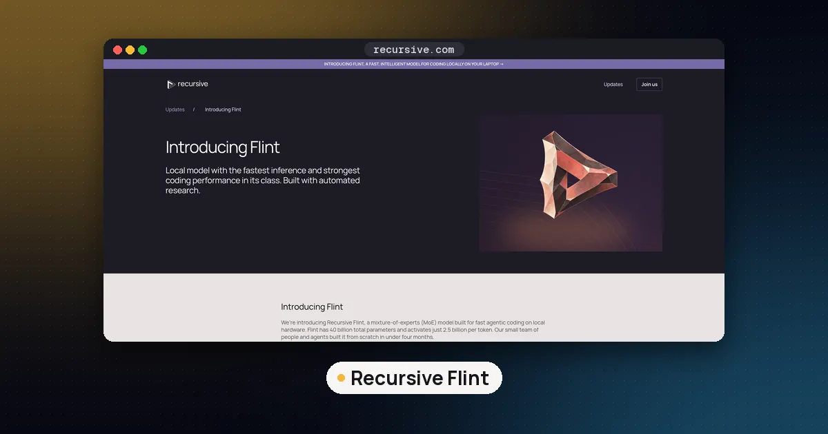 Screenshots of Recursive Flint